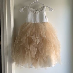Girls elegant flower dress